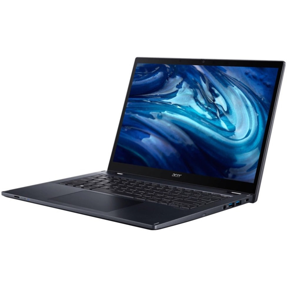 Acer TravelMate Spin P4 Convertible 2-in-1 Notebook, Ryzen 7 PRO, 14" WUXGA Touchscreen, 16GB DDR5, 512GB SSD, Windows 11 Pro, Fingerprint Reader - NX.VUTAA.001 (1 Year Warranty)