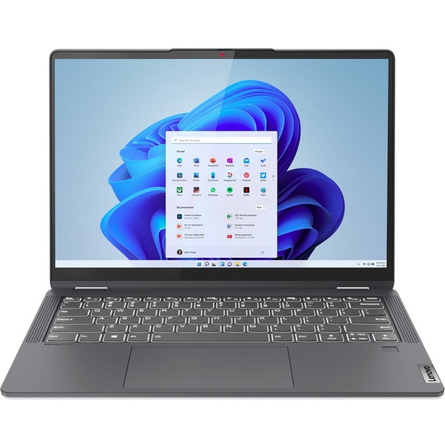 Lenovo IdeaPad Flex 5 Convertible 2-in-1 Touch Laptop, 14" WUXGA IPS, AMD Ryzen 5 5500U, 8GB LPDDR4X, 256GB NVMe SSD, Wi-Fi 6, Windows 11 Home - 82R9000SUS (1 Year Warranty)
