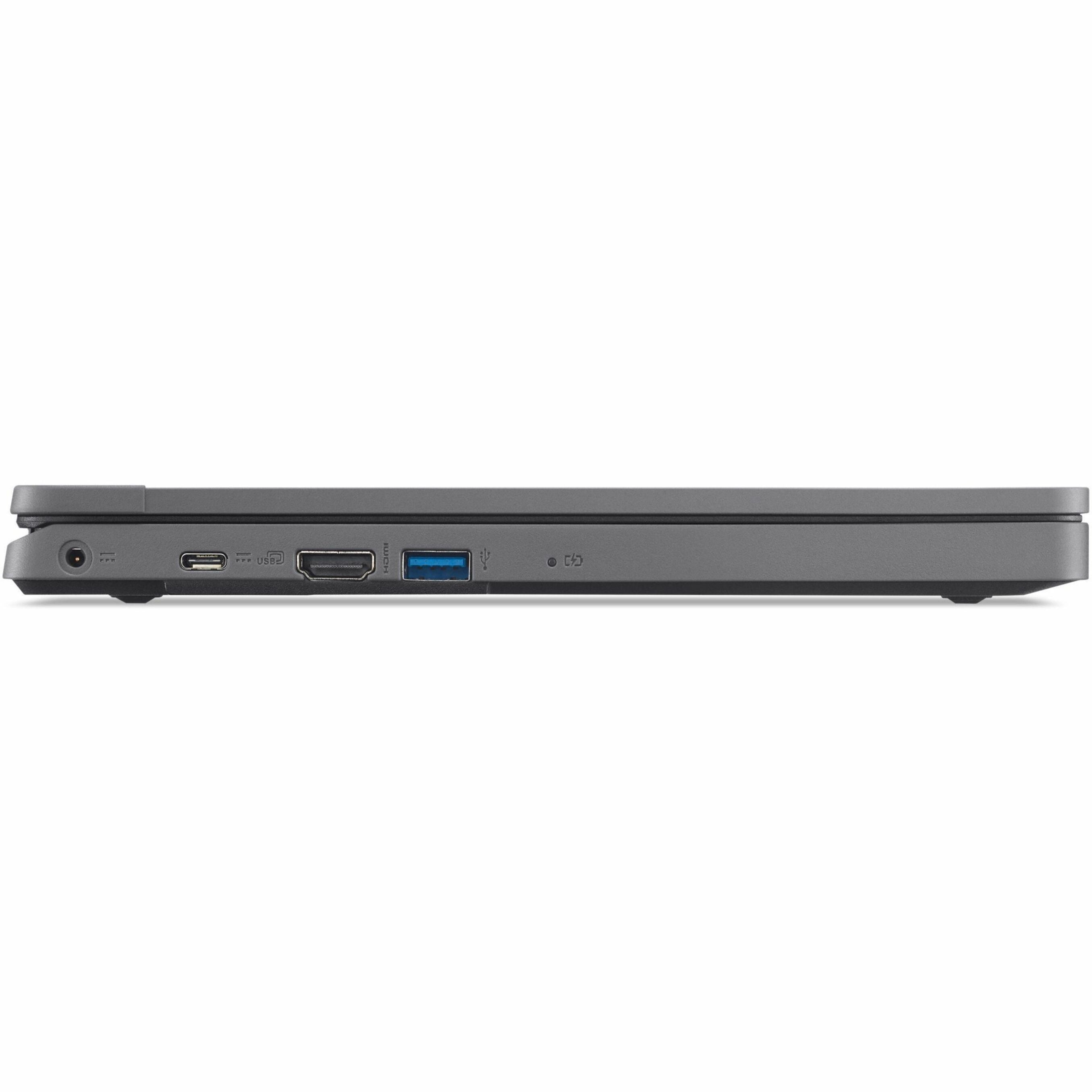Acer TravelMate Spin B3 Convertible 2-in-1 Notebook, 11.6" HD IPS Touchscreen, Intel N100 Quad-Core, 8GB LPDDR5, 128GB PCIe SSD, Windows 11 Pro Education - NX.VYNAA.001 (1 Year Warranty)