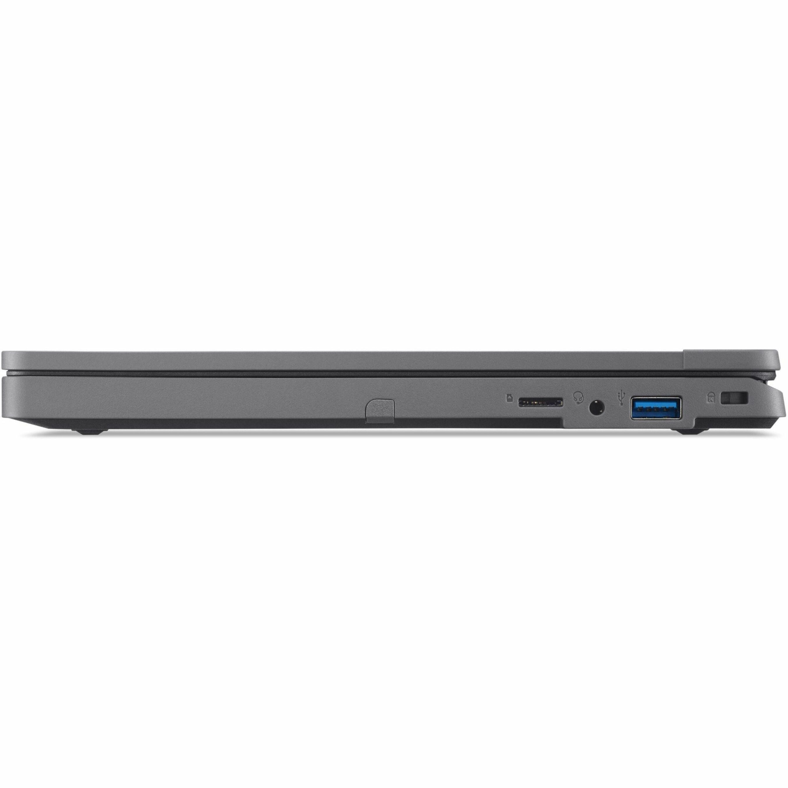 Acer TravelMate Spin B3 Convertible 2-in-1 Notebook, 11.6" HD IPS Touchscreen, Intel N100 Quad-Core, 8GB LPDDR5, 128GB PCIe SSD, Windows 11 Pro Education - NX.VYNAA.001 (1 Year Warranty)