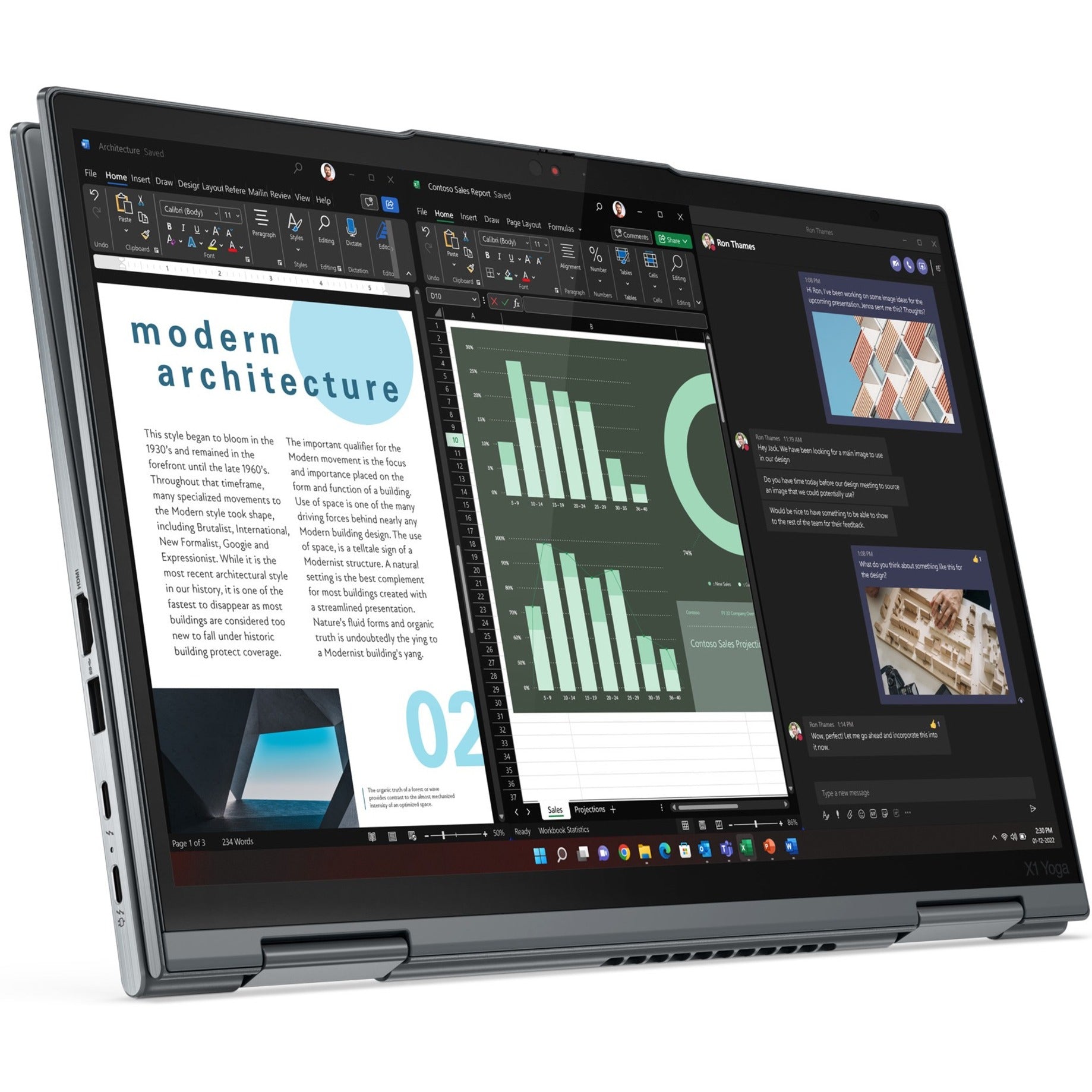 Lenovo 21HQ0007US ThinkPad X1 Yoga Gen 8 14" Touchscreen Convertible 2 in 1 Notebook, Intel Core i7, 16GB RAM, 512GB SSD, Storm Gray [Discontinued]