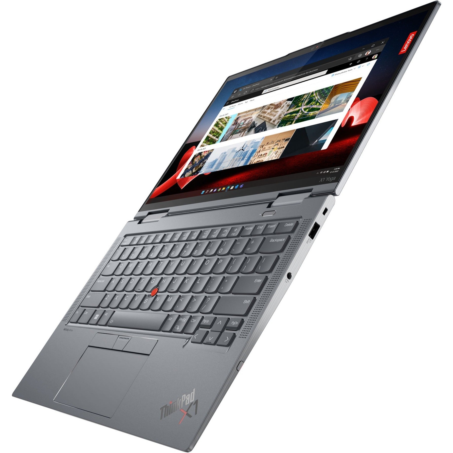 Lenovo 21HQ0007US ThinkPad X1 Yoga Gen 8 14" Touchscreen Convertible 2 in 1 Notebook, Intel Core i7, 16GB RAM, 512GB SSD, Storm Gray [Discontinued]