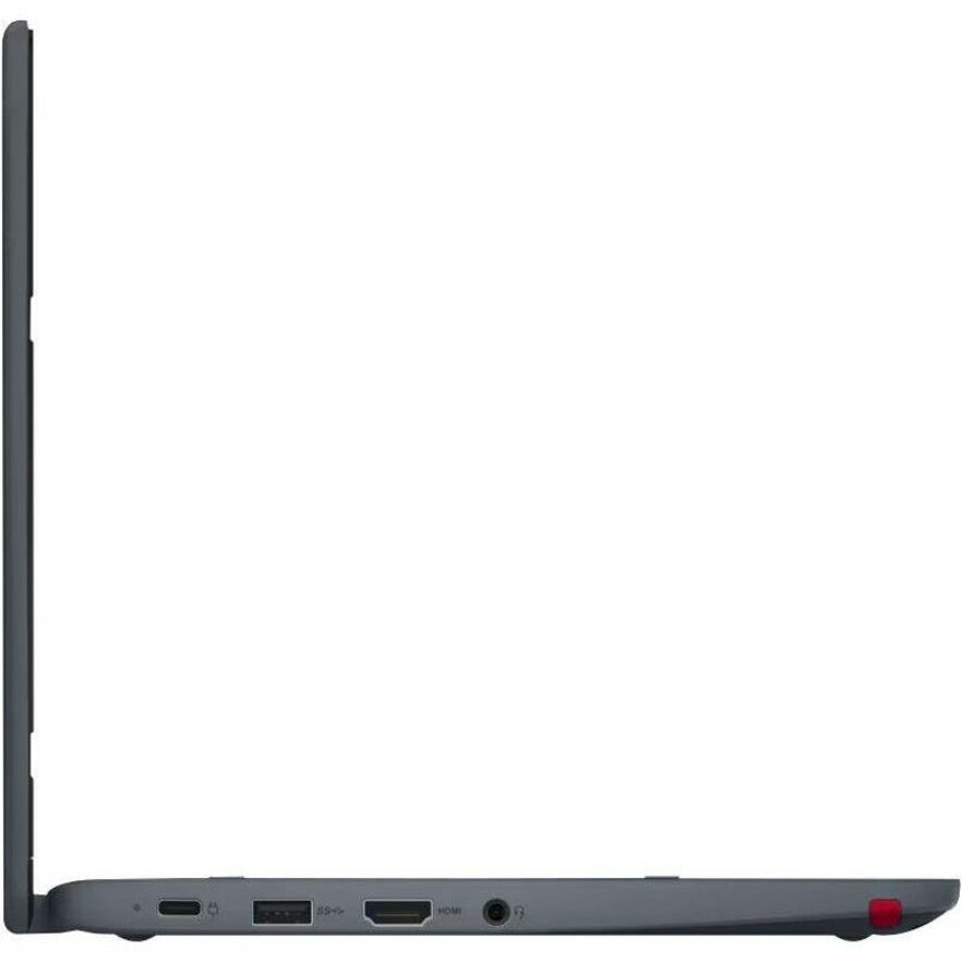 Lenovo 300w Yoga Gen 4 Convertible 2-in-1 Notebook, 11.6" HD IPS Touchscreen, Intel N100 Quad-core, 4GB LPDDR5, 128GB PCIe SSD, Windows 11 Pro, Slate Gray - 82VM000FUS (1 Year Warranty)
