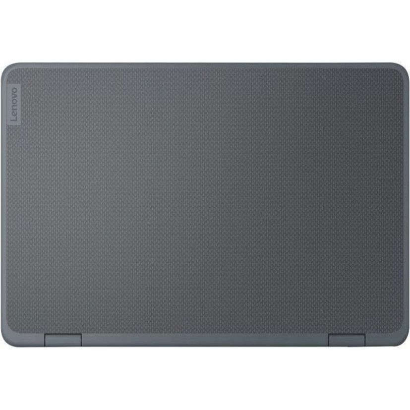 Lenovo 300w Yoga Gen 4 Convertible 2-in-1 Notebook, 11.6" HD IPS Touchscreen, Intel N100 Quad-core, 4GB LPDDR5, 128GB PCIe SSD, Windows 11 Pro, Slate Gray - 82VM000FUS (1 Year Warranty)