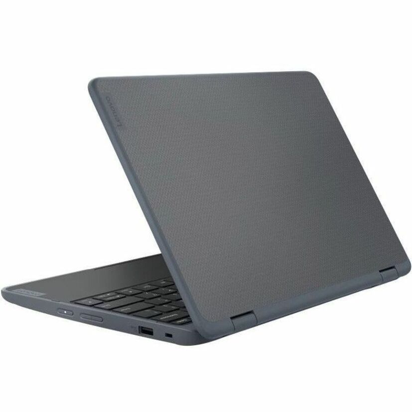 Lenovo 300w Yoga Gen 4 Convertible 2-in-1 Notebook, 11.6" HD IPS Touchscreen, Intel N100 Quad-core, 4GB LPDDR5, 128GB PCIe SSD, Windows 11 Pro, Slate Gray - 82VM000FUS (1 Year Warranty)