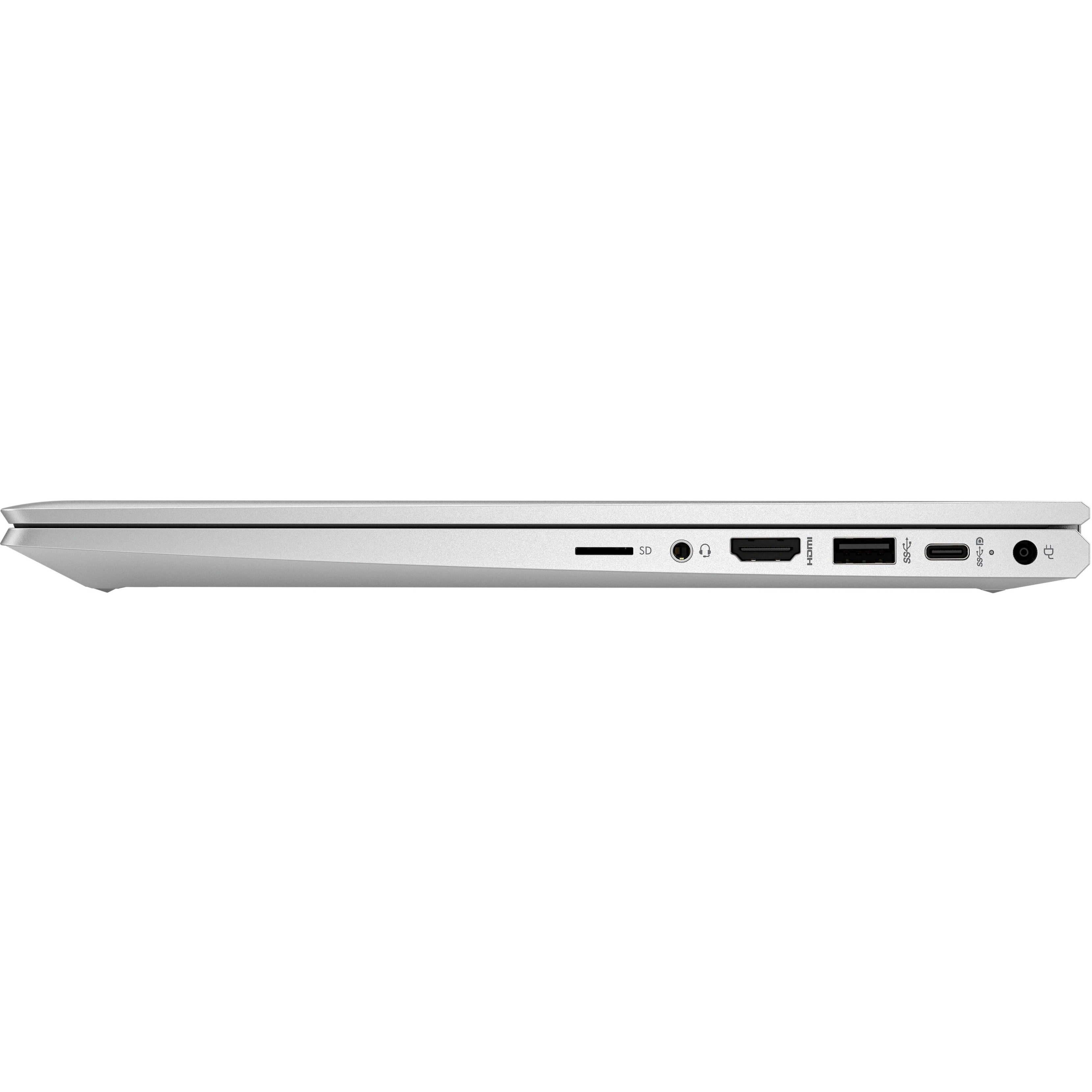 HP Pro x360 435 G10 Convertible 2-in-1 Notebook, 13.3" FHD Touchscreen, AMD Ryzen 3, 8GB RAM, 256GB SSD, Windows 11 Pro, Backlit Keyboard, Fingerprint Reader - Pike Silver (1 Year Warranty)