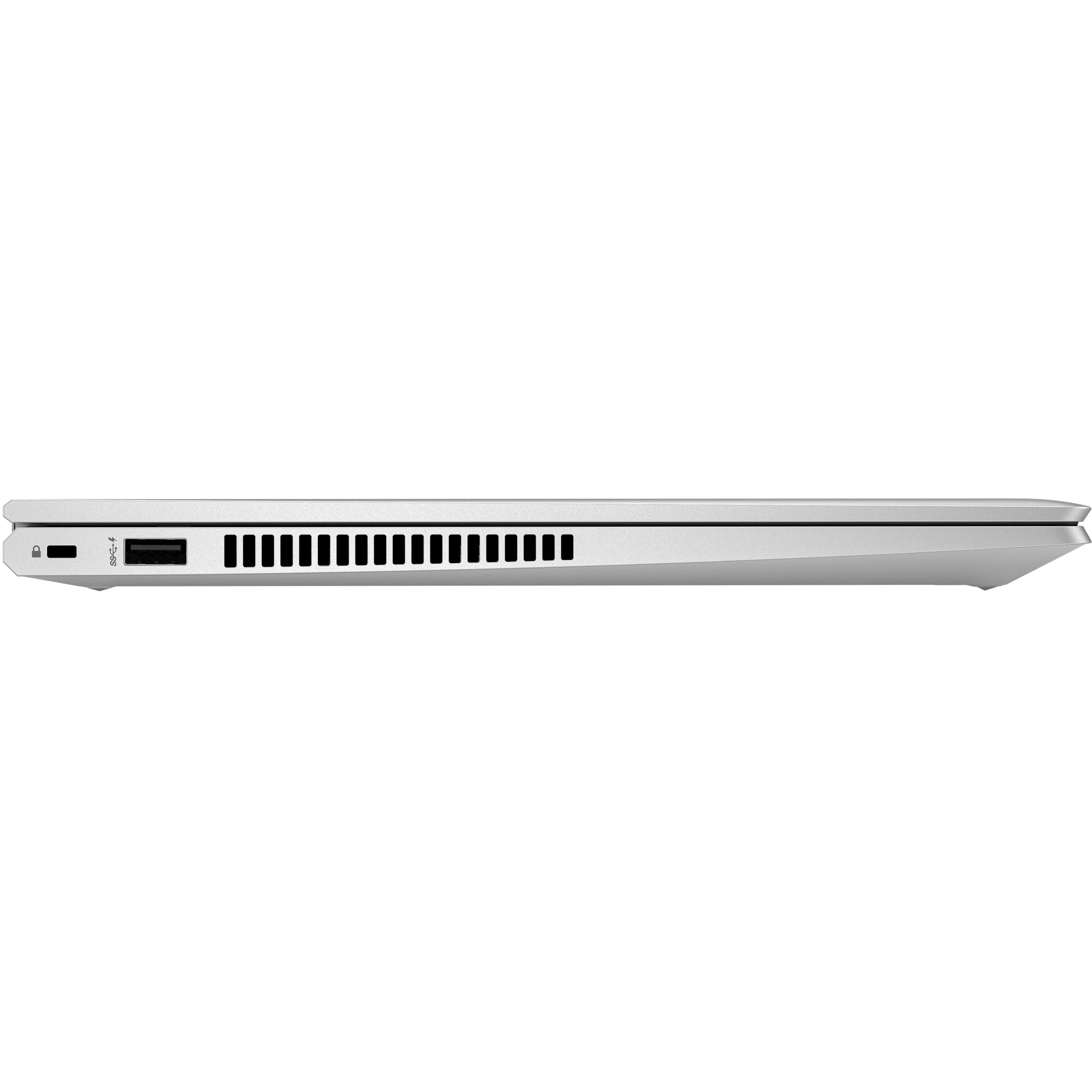 HP Pro x360 435 G10 Convertible 2-in-1 Notebook, 13.3" FHD Touchscreen, AMD Ryzen 3, 8GB RAM, 256GB SSD, Windows 11 Pro, Backlit Keyboard, Fingerprint Reader - Pike Silver (1 Year Warranty)