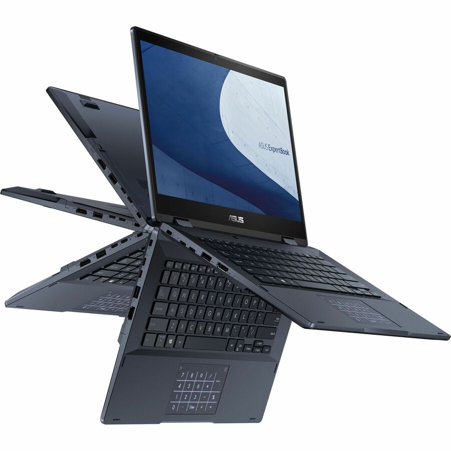 ASUS ExpertBook B3 Flip Convertible 14" FHD Touch Notebook, 12th Gen Core i5, 16GB RAM, 256GB SSD, Windows 11 Pro, Star Black - B3402FBA-XH53T (3 Year Warranty)