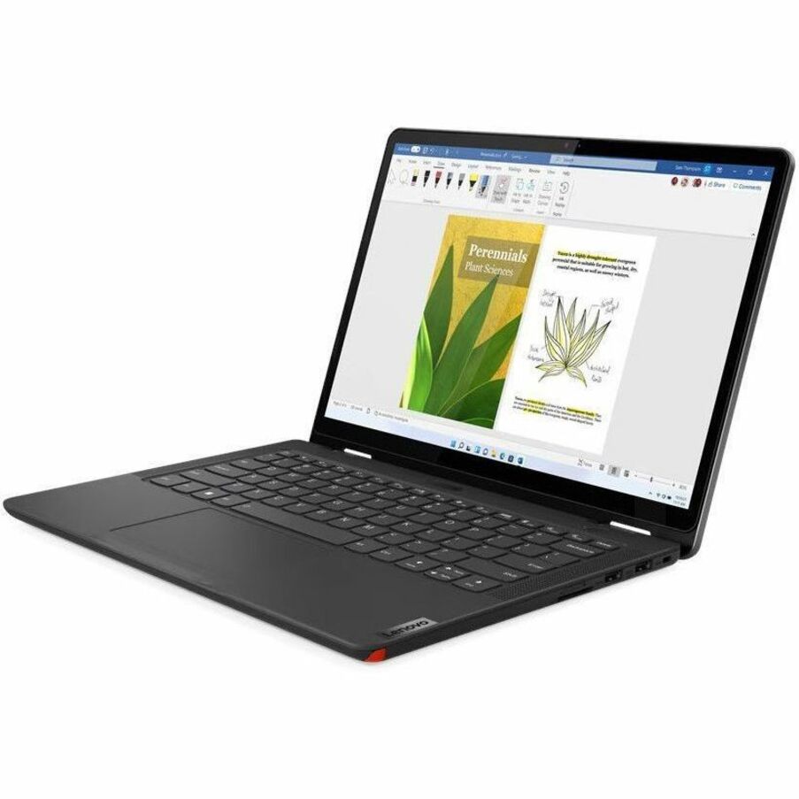 Lenovo 13w Yoga Gen 2 Convertible 2-in-1 Notebook, 13.3" WUXGA IPS Touchscreen, AMD Ryzen 5 7530U, 8GB DDR4, 256GB SSD, Windows 11 Pro, Fingerprint Reader - 82YR0009US (1 Year Warranty)