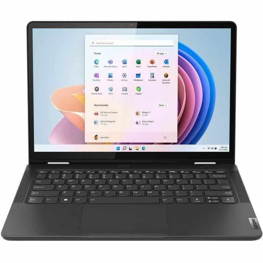 Lenovo 13w Yoga Gen 2 Convertible 2-in-1 Notebook, 13.3" WUXGA IPS Touchscreen, AMD Ryzen 5 7530U, 8GB DDR4, 256GB SSD, Windows 11 Pro, Fingerprint Reader - 82YR0009US (1 Year Warranty)
