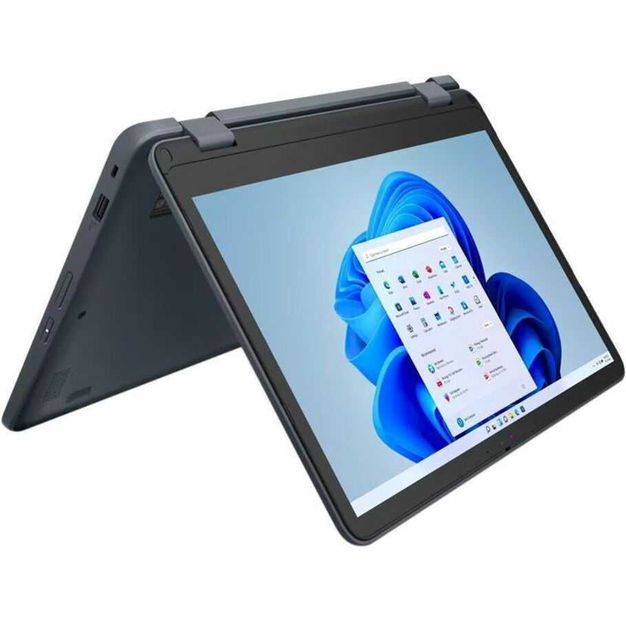 Lenovo 2024 Yoga 500w Gen 4 Convertible 2-in-1 Notebook, 12.2" WUXGA IPS, Intel N200 Quad-Core, 8GB LPDDR5, 128GB SSD, Windows 11 Pro, Slate Gray - 82VQ0007US (1 Year Warranty)