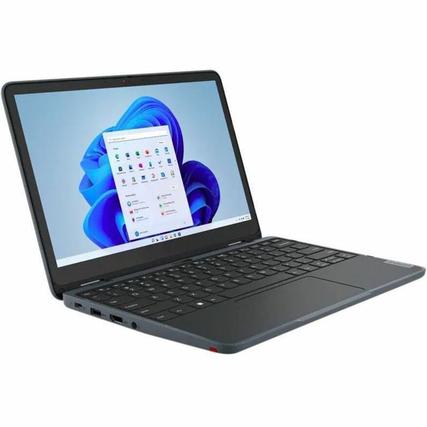 Lenovo 2024 Yoga 500w Gen 4 Convertible 2-in-1 Notebook, 12.2" WUXGA IPS, Intel N200 Quad-Core, 8GB LPDDR5, 128GB SSD, Windows 11 Pro, Slate Gray - 82VQ0007US (1 Year Warranty)