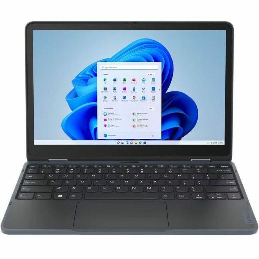 Lenovo 2024 Yoga 500w Gen 4 Convertible 2-in-1 Notebook, 12.2" WUXGA IPS, Intel N200 Quad-Core, 8GB LPDDR5, 128GB SSD, Windows 11 Pro, Slate Gray - 82VQ0007US (1 Year Warranty)