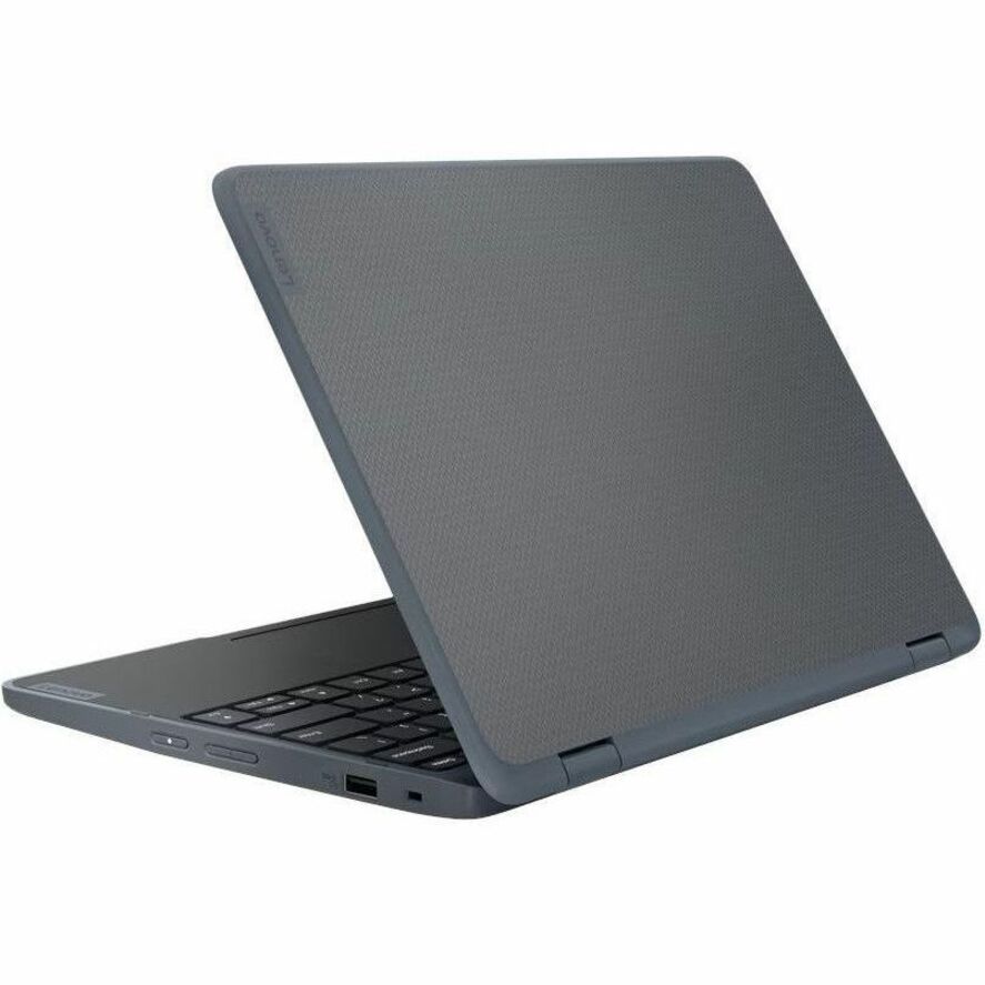Lenovo Yoga 500w Gen 4 2 in 1 Convertible Notebook, Intel N100 Quad-core, 4GB Memory, 128GB SSD, 12.2" WUXGA IPS, Windows 11 Pro, Slate Gray - 82VQ000EUS (1 Year Warranty)