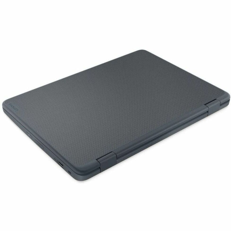 Lenovo Yoga 500w Gen 4 2 in 1 Convertible Notebook, Intel N100 Quad-core, 4GB Memory, 128GB SSD, 12.2" WUXGA IPS, Windows 11 Pro, Slate Gray - 82VQ000EUS (1 Year Warranty)