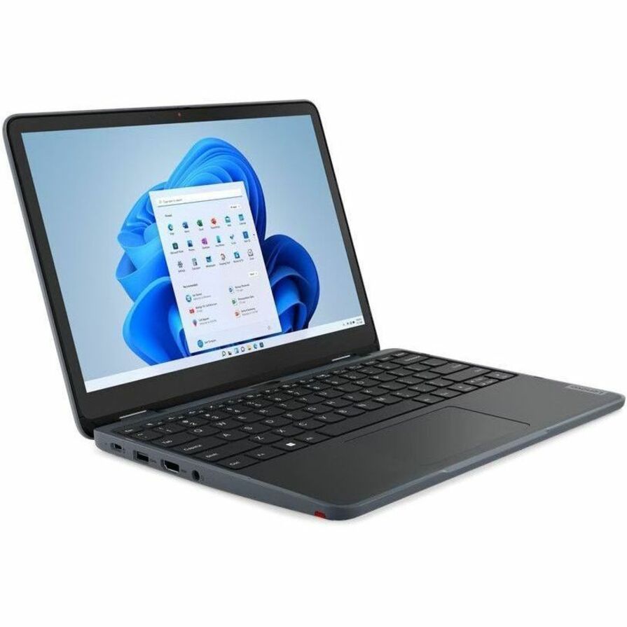 Lenovo Yoga 500w Gen 4 2 in 1 Convertible Notebook, Intel N100 Quad-core, 4GB Memory, 128GB SSD, 12.2" WUXGA IPS, Windows 11 Pro, Slate Gray - 82VQ000EUS (1 Year Warranty)