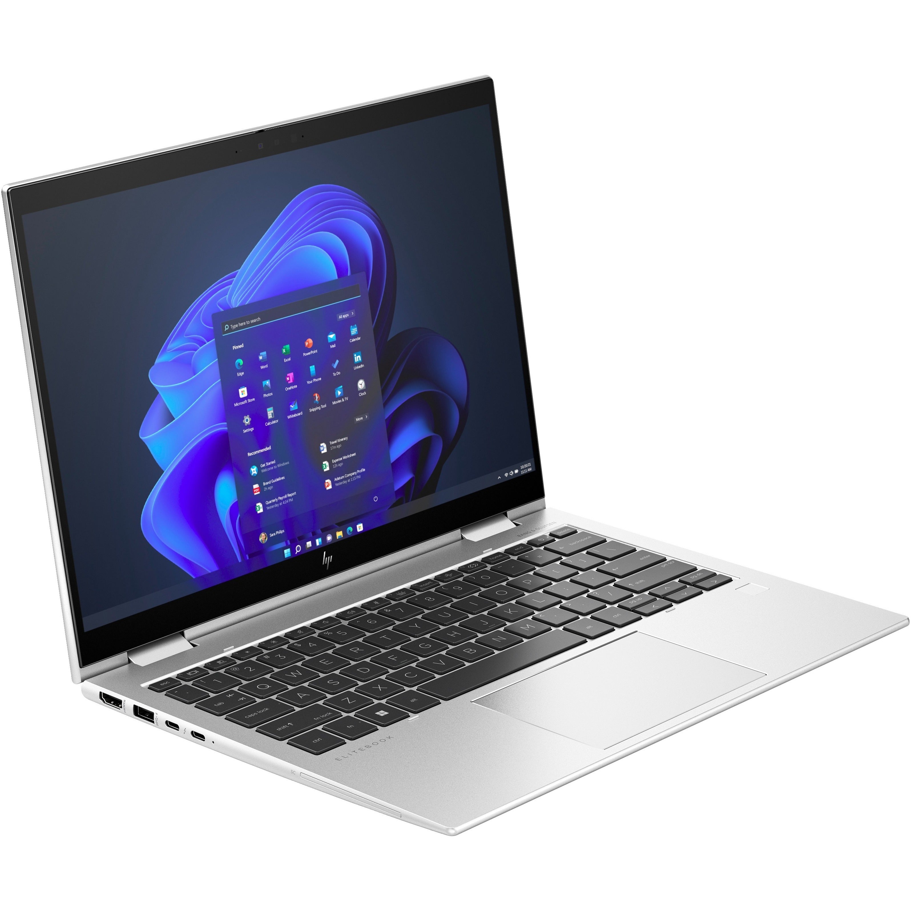 HP Elite x360 2025 Convertible 2-in-1 Notebook, 13.3" WUXGA IPS, Intel Core i7-1365U, 16GB LPDDR5, 512GB PCIe NVMe SSD, Windows 11 Pro, Intel Evo, Wolf Pro Security - 895M9UTABA (1 Year Warranty)