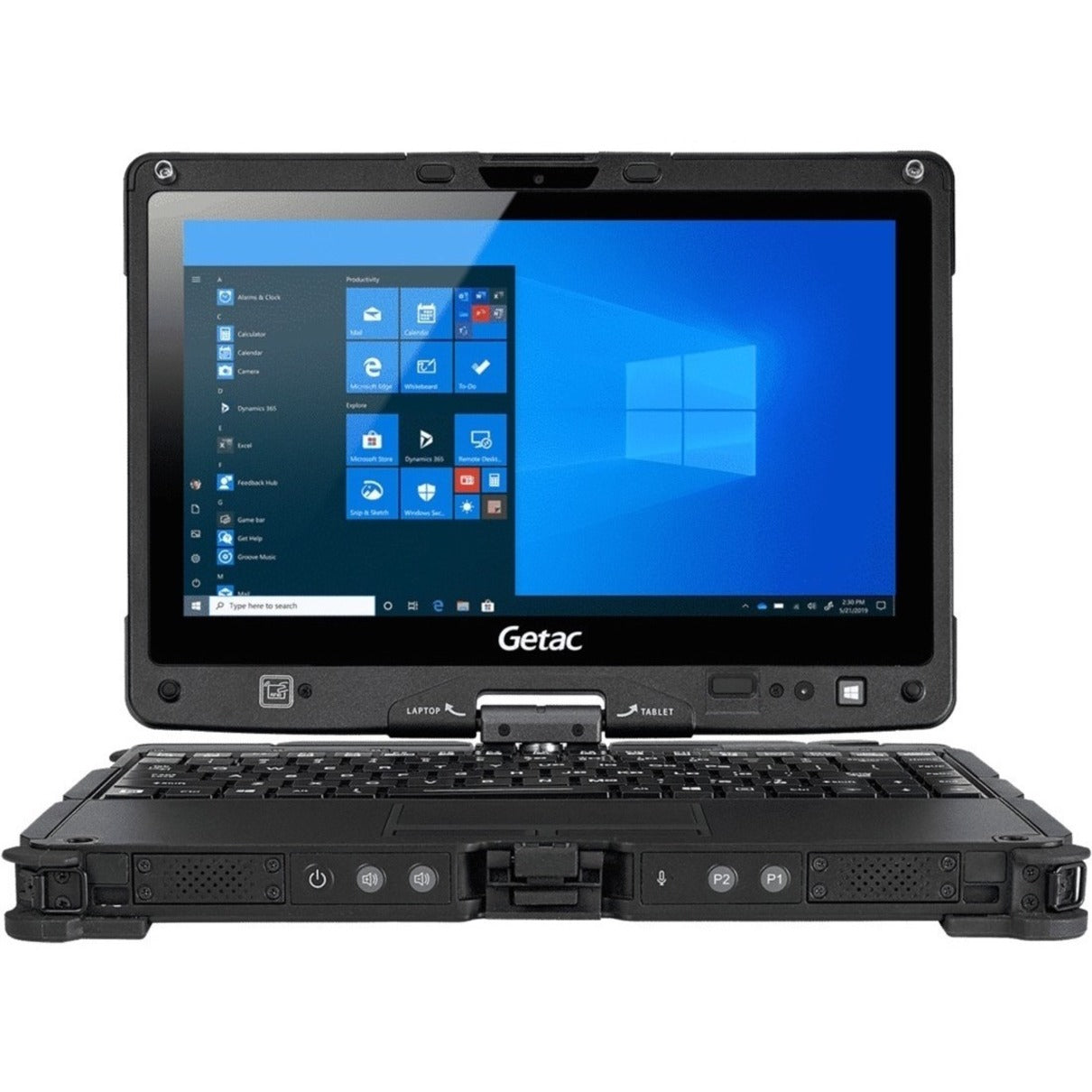 Getac VSCP6PJAB4XA V110 G7 LTE 11.6" Touchscreen Rugged Convertible 2 in 1 Notebook, Full HD, Intel Core i5 12th Gen i5-1235U, 16GB RAM, 256GB SSD