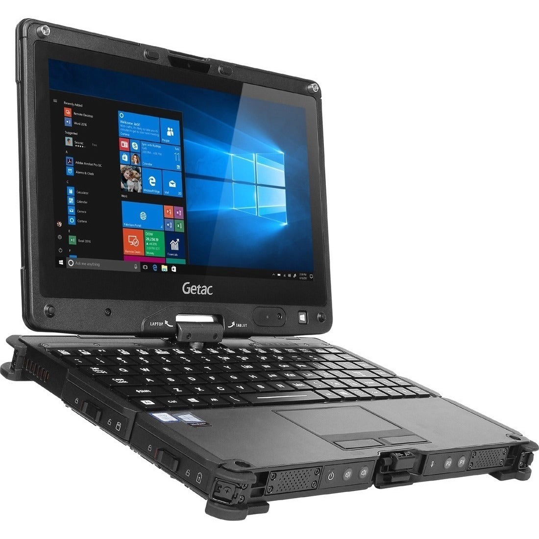 Getac VSCP6PJAB4XA V110 G7 LTE 11.6" Touchscreen Rugged Convertible 2 in 1 Notebook, Full HD, Intel Core i5 12th Gen i5-1235U, 16GB RAM, 256GB SSD
