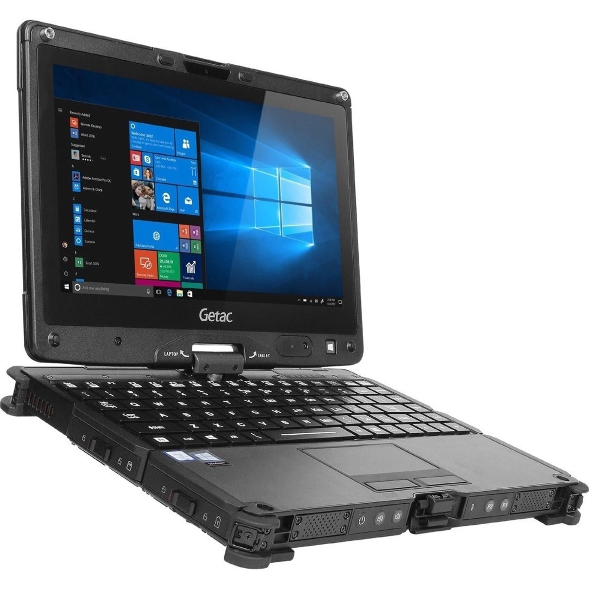 Getac VSCP6PJAB4XA V110 G7 LTE 11.6" Touchscreen Rugged Convertible 2 in 1 Notebook, Full HD, Intel Core i5 12th Gen i5-1235U, 16GB RAM, 256GB SSD