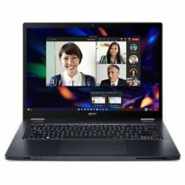 Acer TravelMate P4 Spin 14 Convertible 2-in-1 Notebook, 13th Gen Core i5, 14" WUXGA Touchscreen, 16GB RAM, 512GB SSD, Windows 11 Pro, Blue - NX.VZQAA.001 (1 Year Warranty)