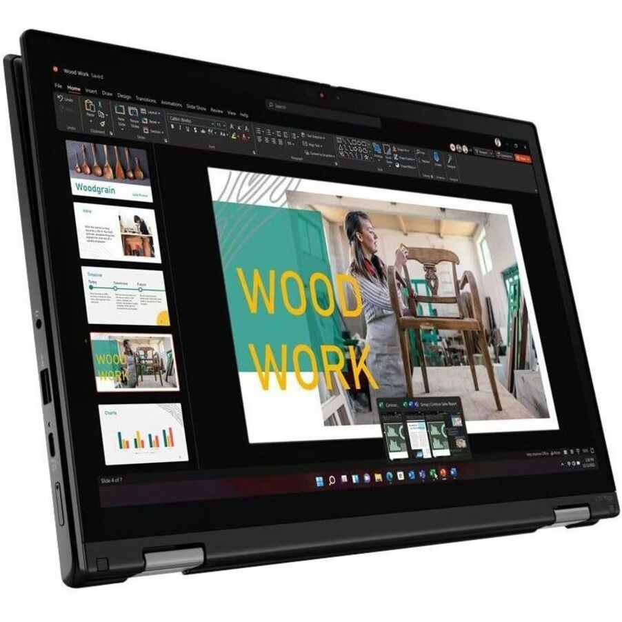 Lenovo ThinkPad L13 Yoga Gen 4 Convertible 2-in-1 Notebook, 13.3" IPS Touch, 13th Gen Core i5, 16GB LPDDR5, 512GB SSD, Windows 11 Pro, Thunder Black - 21FJ002CUS (3 Year Warranty)
