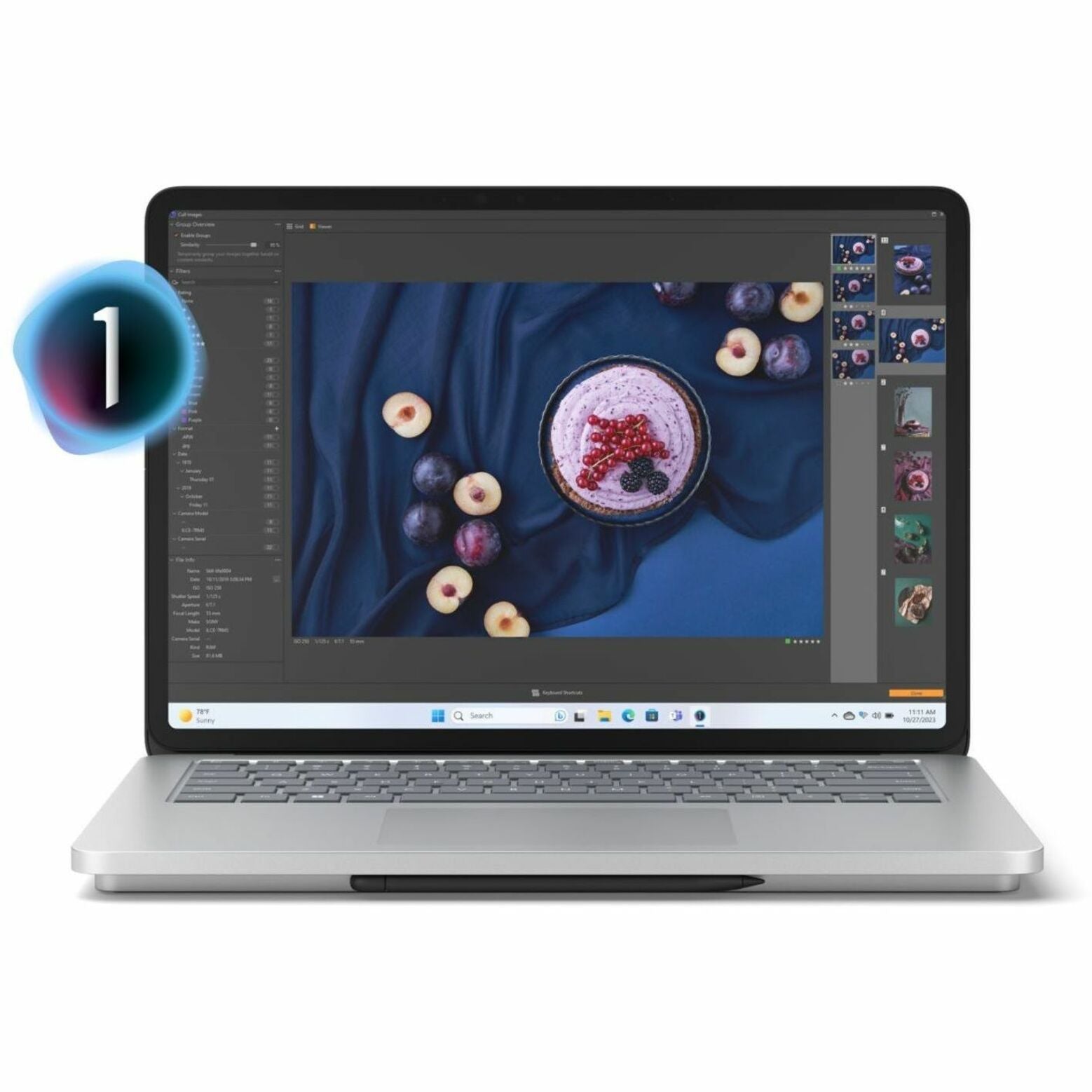 Microsoft Surface Laptop Studio 2 2024 Convertible 2-in-1 Notebook, 14.4" PixelSense 120Hz Touch, Intel Core i7, 64GB RAM, 2TB SSD, RTX 4060 8GB, Windows 11, Platinum Z3H-00001 (1 Year Warranty)