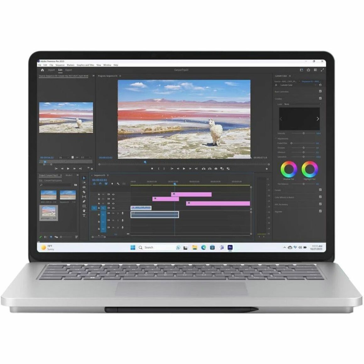 Microsoft Surface Laptop Studio 2 Convertible 2-in-1 Notebook, 14.4" PixelSense Touchscreen, 13th Gen i7-13800H, 64GB RAM, 1TB SSD, RTX 4060, Windows 11 Pro, Platinum - Z2F-00001 (1 Year Warranty)