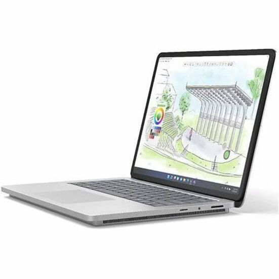 Microsoft Surface Laptop Studio 2 Convertible 2-in-1 Notebook, 14.4" PixelSense Touchscreen, 13th Gen i7-13800H, 64GB RAM, 1TB SSD, RTX 4060, Windows 11 Pro, Platinum - Z2F-00001 (1 Year Warranty)