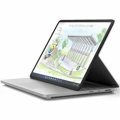 Microsoft Surface Laptop Studio 2 Convertible 2-in-1 Notebook, 14.4" PixelSense Touchscreen, 13th Gen i7-13800H, 64GB RAM, 1TB SSD, RTX 4060, Windows 11 Pro, Platinum - Z2F-00001 (1 Year Warranty)