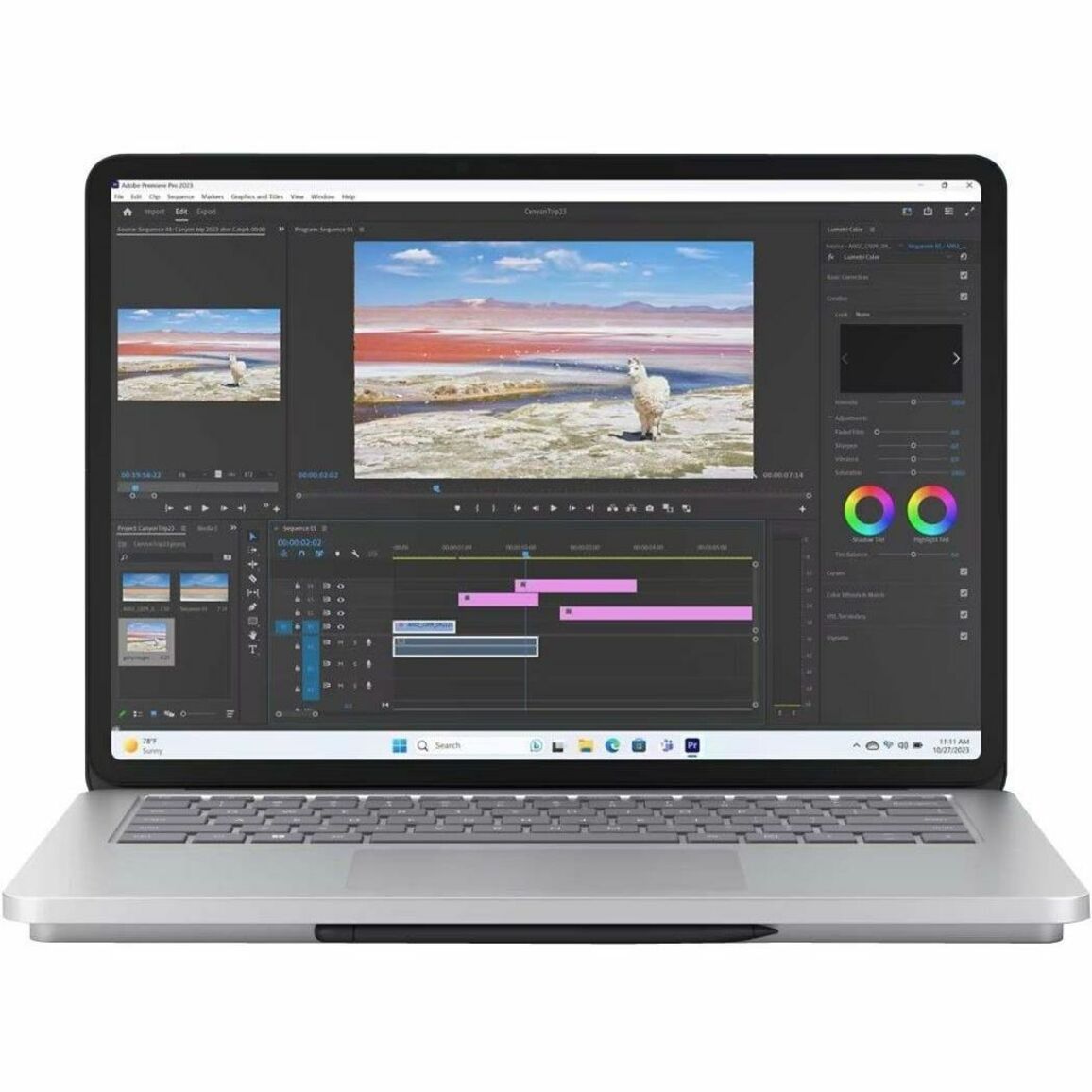 Microsoft Surface Laptop Studio 2 Convertible 2-in-1 Notebook, 14.4" PixelSense Touchscreen, 13th Gen i7-13700H, 16GB RAM, 512GB SSD, Intel Evo, Windows 11, Platinum - ZRG-00001 (1 Year Warranty)
