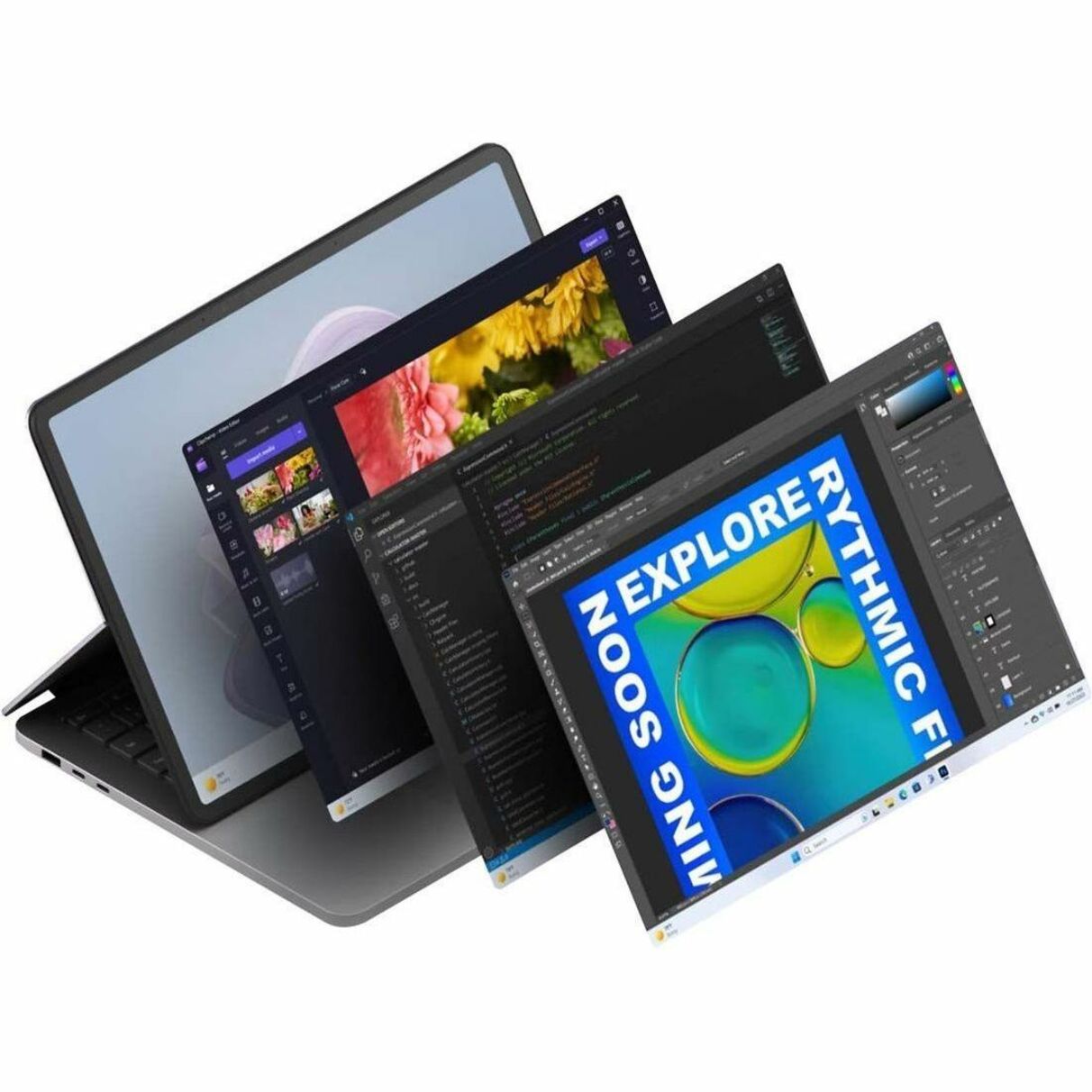 Microsoft Surface Laptop Studio 2 Convertible 2-in-1 Notebook, 14.4" PixelSense Touchscreen, 13th Gen i7-13700H, 16GB RAM, 512GB SSD, Intel Evo, Windows 11, Platinum - ZRG-00001 (1 Year Warranty)