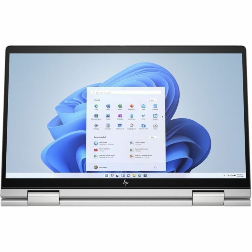 HP ENVY x360 2024 Convertible 2-in-1 Notebook, 14" FHD IPS Touchscreen, 13th Gen Intel Core i5, 8GB RAM, 512GB SSD, Windows 11, Natural Silver, Backlit KB - 7H9Y4UARABA (1 Year Warranty)