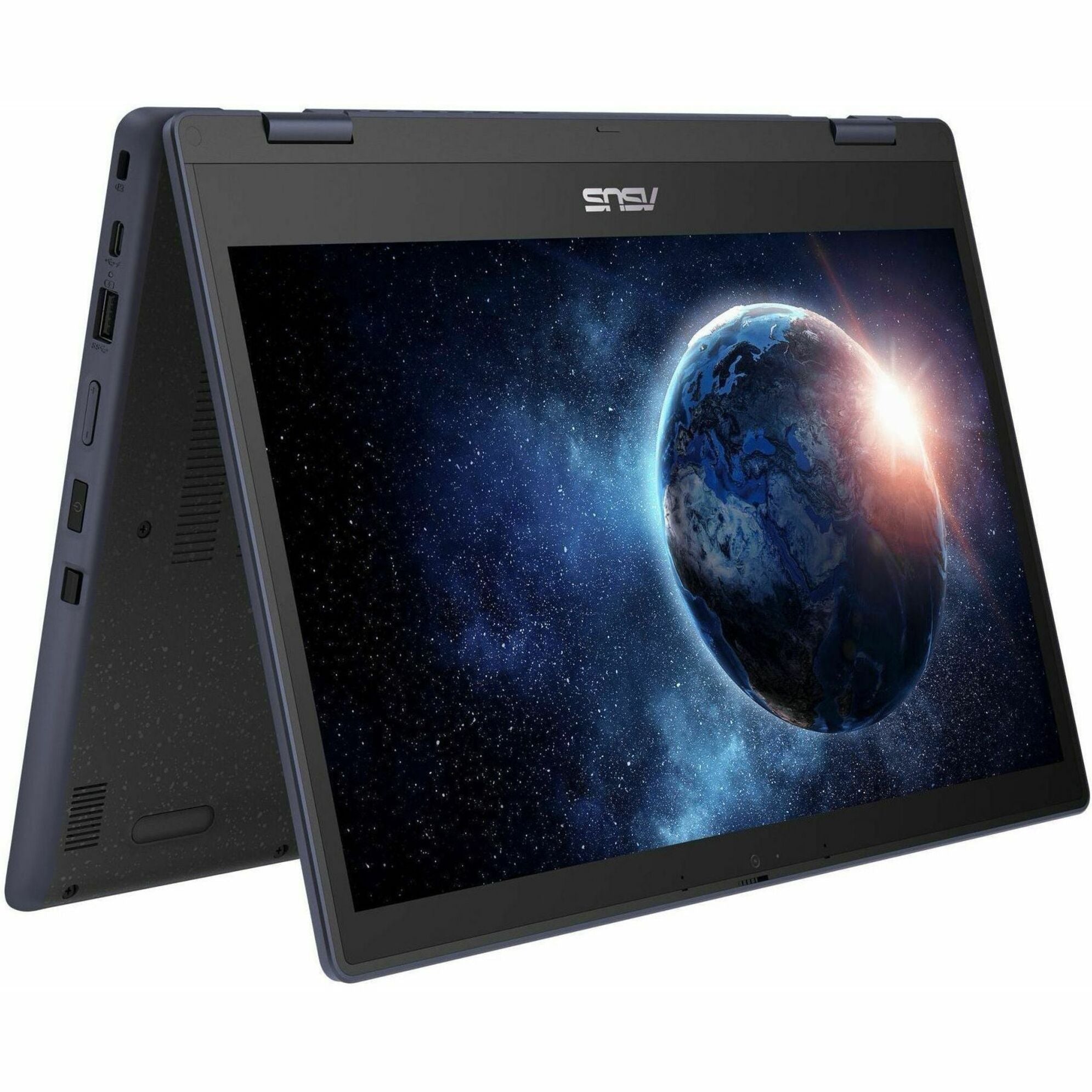 ASUS BR1402F Convertible 2-in-1 Notebook, 14" FHD Touchscreen, Intel N200 Quad-Core, 8GB DDR4, 128GB SSD, Windows 11 Pro, USB-C, 10Hr Battery, Mineral Gray - BR1402FGA-YS24T (1 Year Warranty)