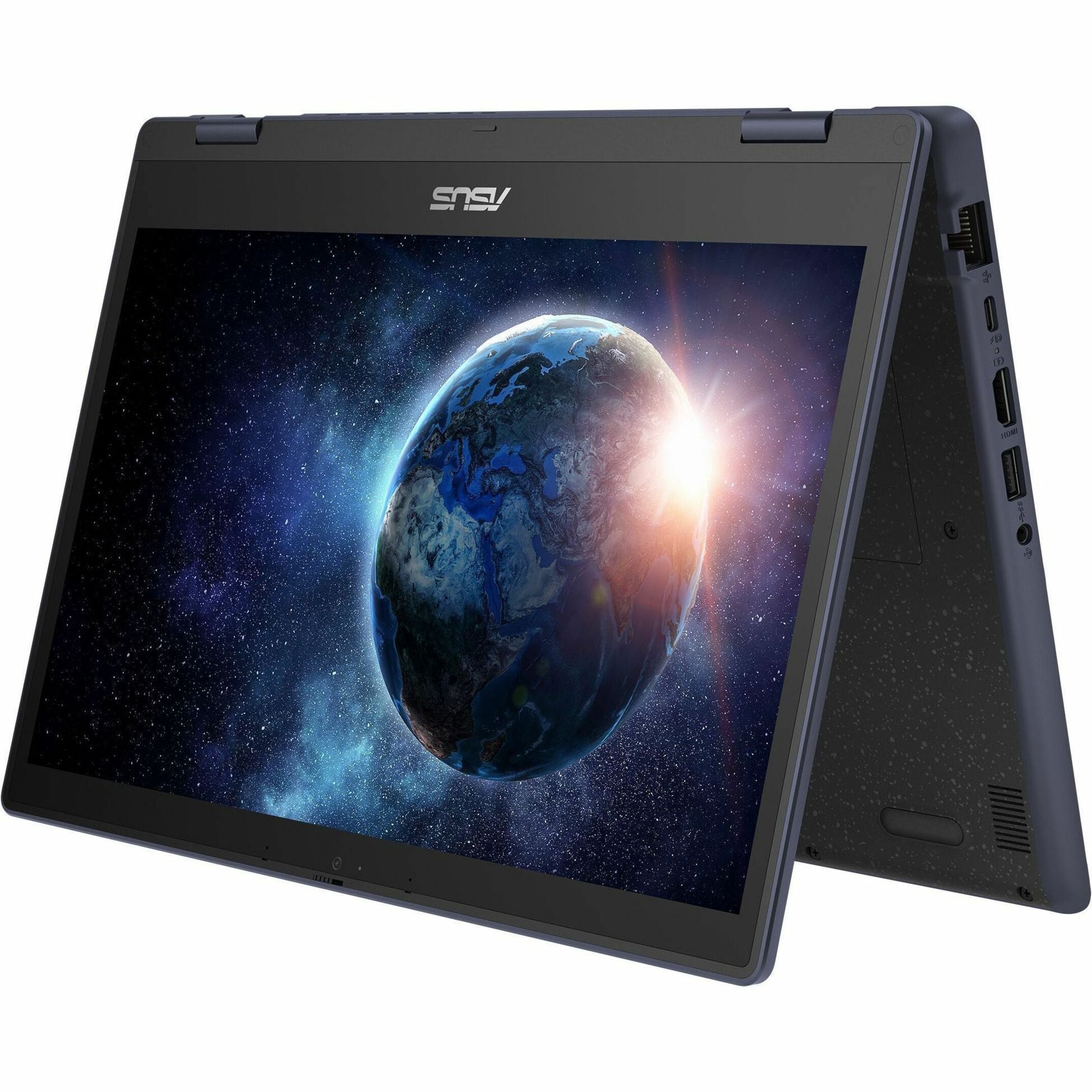 ASUS BR1402F Convertible 2-in-1 Notebook, 14" FHD Touchscreen, Intel N200 Quad-Core, 8GB DDR4, 128GB SSD, Windows 11 Pro, USB-C, 10Hr Battery, Mineral Gray - BR1402FGA-YS24T (1 Year Warranty)