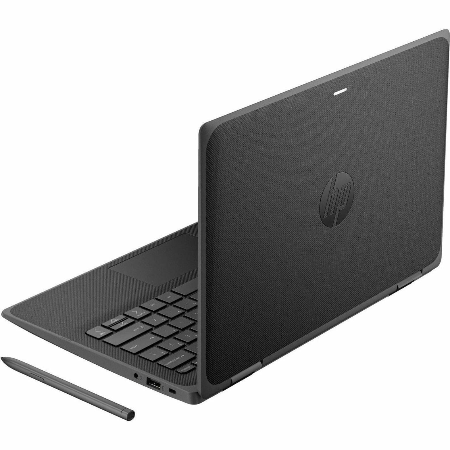 HP Pro x360 Fortis 11-inch G11 Convertible 2-in-1 Notebook, Intel N200 Quad-Core, 8GB RAM, 256GB SSD, Windows 11 Pro, Rugged Design, Touchscreen, Black - 9E8T5UTABA (1 Year Warranty)