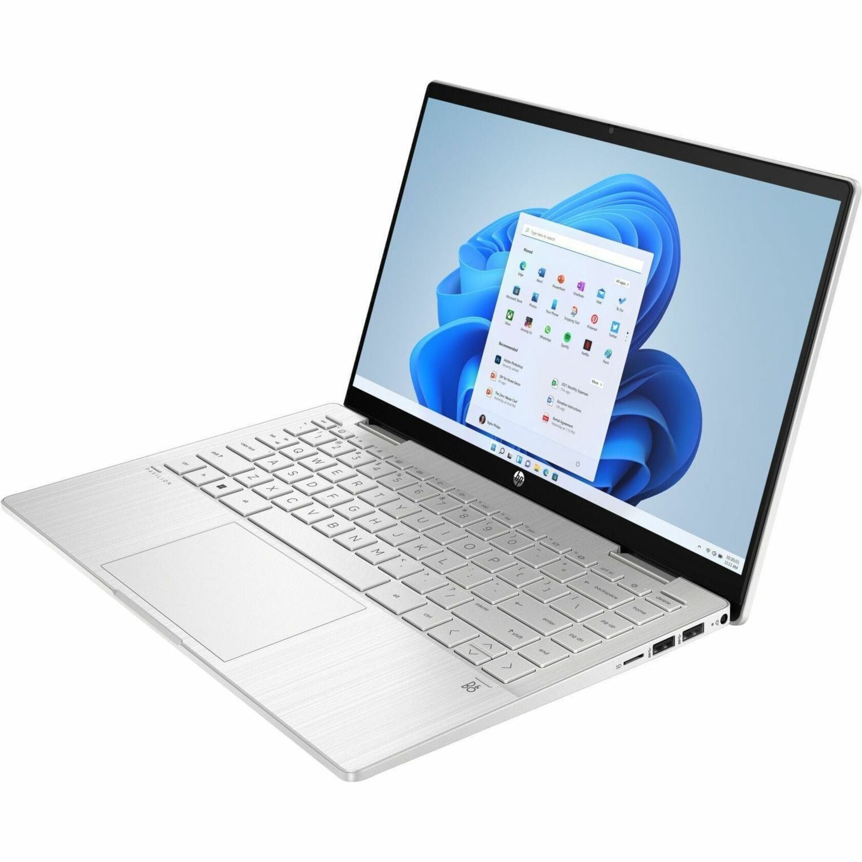 HP Pavilion x360 2024 Convertible 2-in-1 Notebook, 14" FHD IPS Touch, 13th Gen Intel i5-1335U, 8GB DDR4, 512GB SSD, Windows 11, 12Hr Battery, Silver - 7Q9P6UAR#ABL (Refurbished)