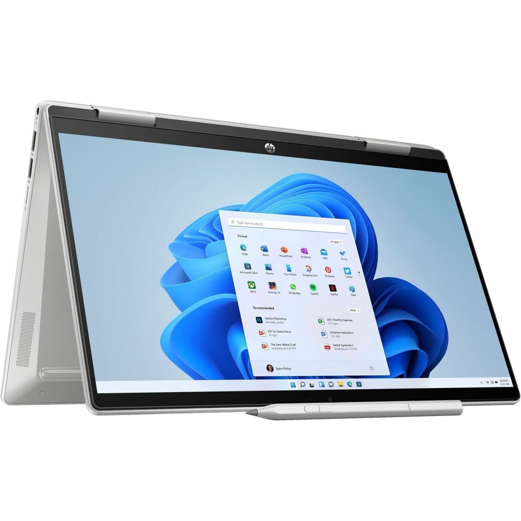 HP Pavilion x360 2024 Convertible 2-in-1 Notebook, 14" FHD IPS Touch, 13th Gen Intel i5-1335U, 8GB DDR4, 512GB SSD, Windows 11, 12Hr Battery, Silver - 7Q9P6UAR#ABL (Refurbished)