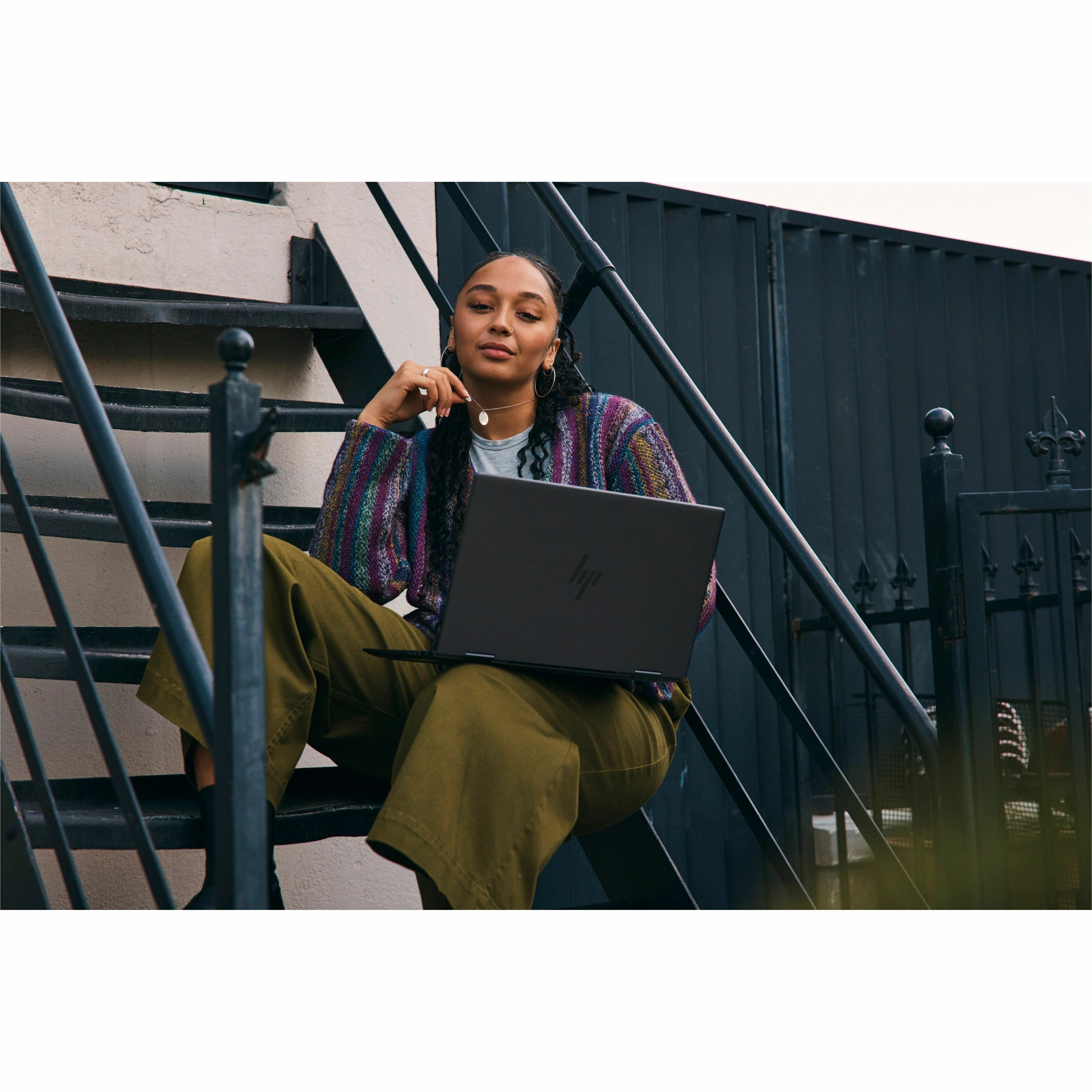 HP ENVY x360 Convertible 2-in-1 Notebook, AMD Ryzen 5 7530U, 15.6" FHD IPS Touchscreen, 8GB RAM, 256GB SSD, Windows 11, Backlit KB, 14Hr Battery, Black - 7H1S7UAR#ABA (Refurbished)