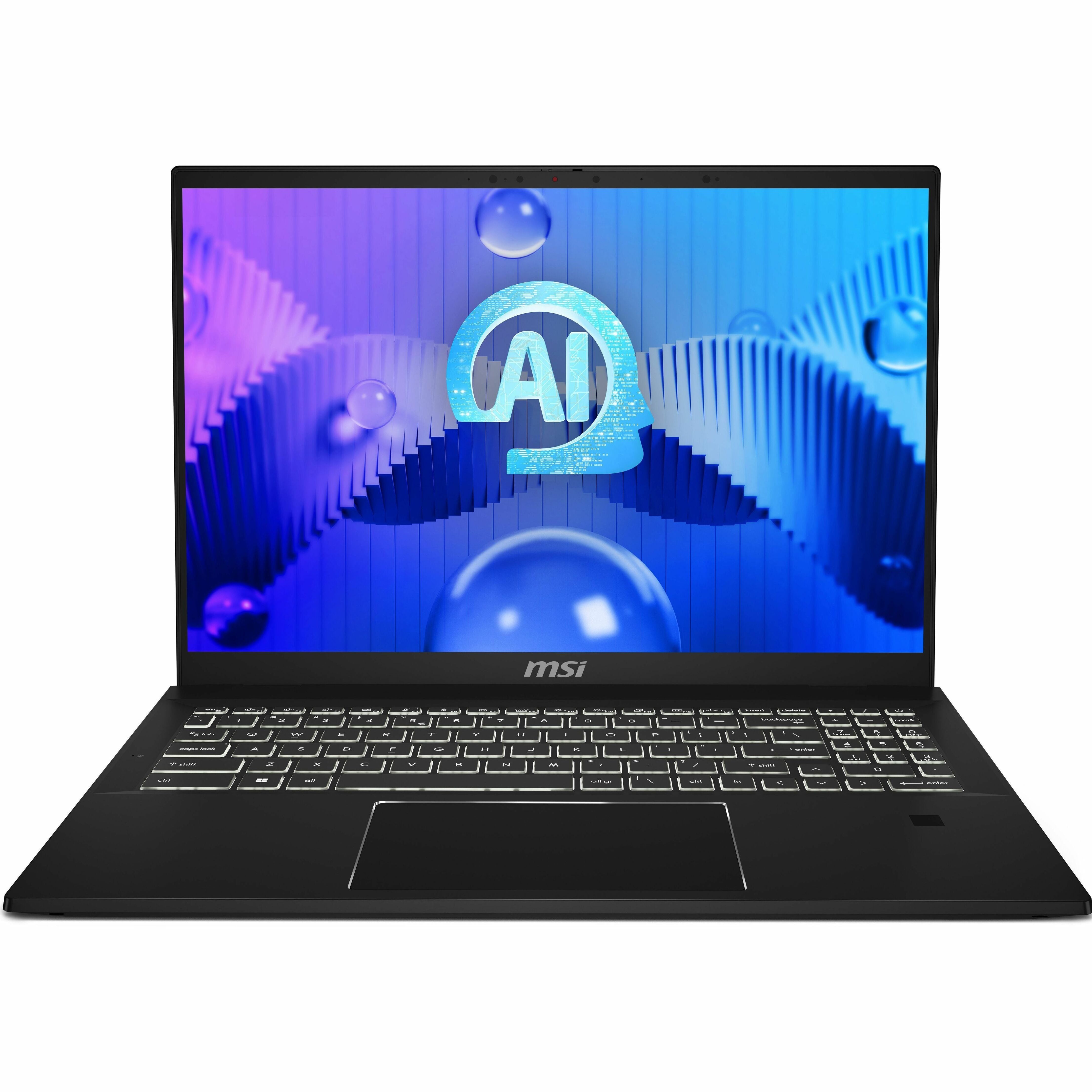 MSI Summit E16 AI Studio Convertible 2-in-1 Notebook, Intel Core Ultra 7 155H, 32GB RAM, 1TB SSD, RTX 4050, 16" QHD+ 165Hz Touch, Windows 11 Pro - SUM16STU14032 (3 Year Warranty)