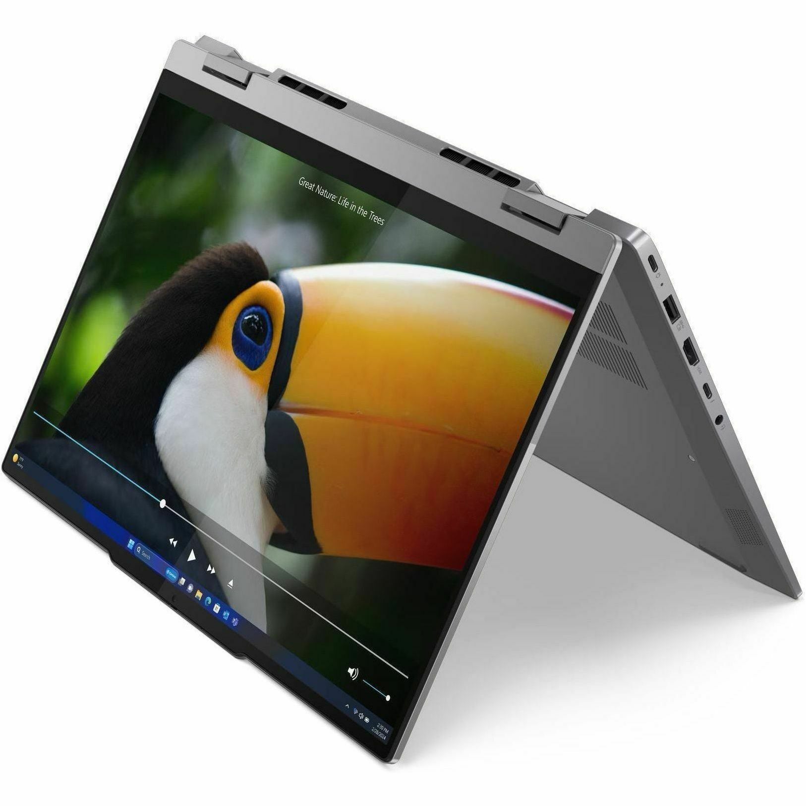 Lenovo ThinkBook 14 G4 IML Convertible 2-in-1 Notebook, Intel Core Ultra 5, 16GB DDR5, 512GB SSD, 14" WUXGA Touch IPS, Windows 11 Pro, Luna Gray - 21MX0006US (1 Year Warranty)
