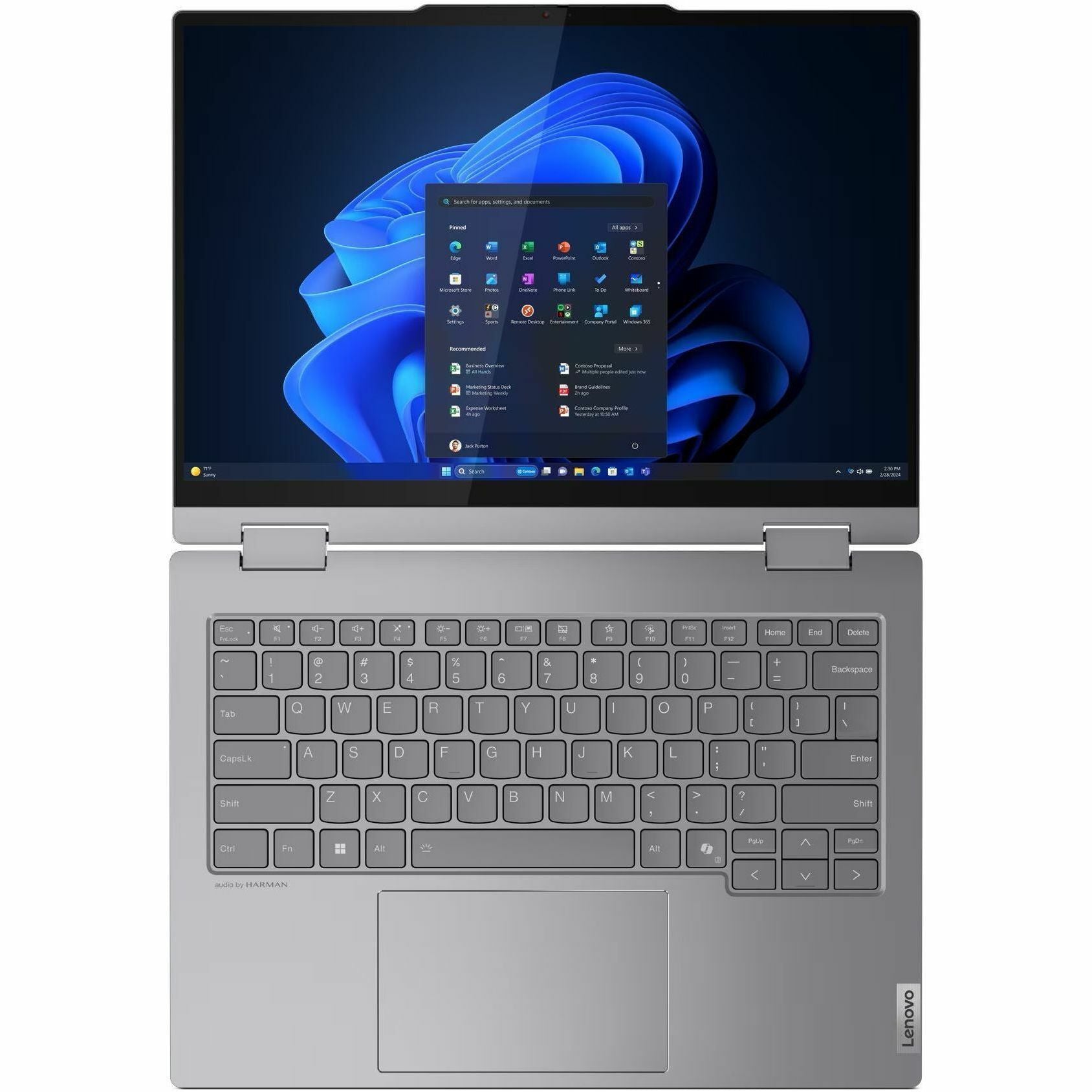 Lenovo ThinkBook 14 G4 IML Convertible 2-in-1 Notebook, Intel Core Ultra 5, 16GB DDR5, 512GB SSD, 14" WUXGA Touch IPS, Windows 11 Pro, Luna Gray - 21MX0006US (1 Year Warranty)