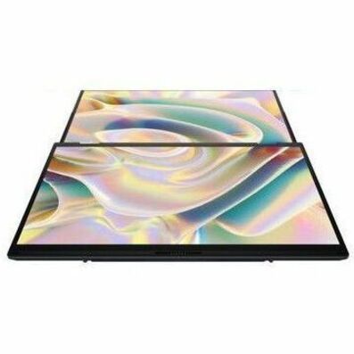 ASUS 2024 ZenBook Duo 2-in-1 Notebook, 14" OLED Touchscreen, Intel Core Ultra 7 155H, 16GB LPDDR5X, 1TB SSD, Dual Display, AI-Powered, Windows 11, Inkwell Gray - UX8406MA-DS76T (1 Year Warranty)