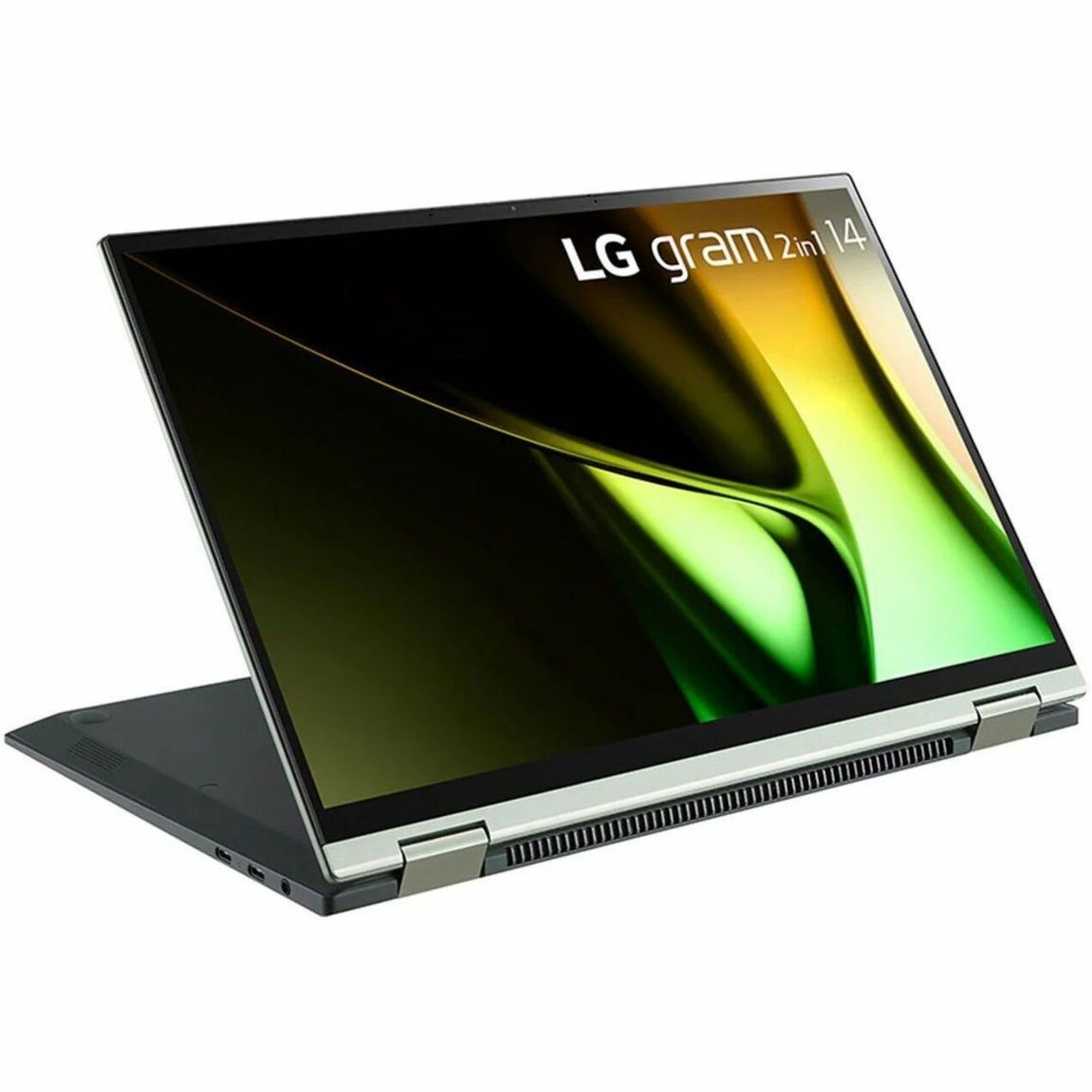 LG gram 2024 Convertible 2-in-1 Notebook, 14" IPS Touchscreen, Intel Core Ultra 7, 16GB RAM, 512GB SSD, Windows 11 Pro, Gorilla Glass Victus - 14T90S-G.APB5U1 (1 Year Warranty)