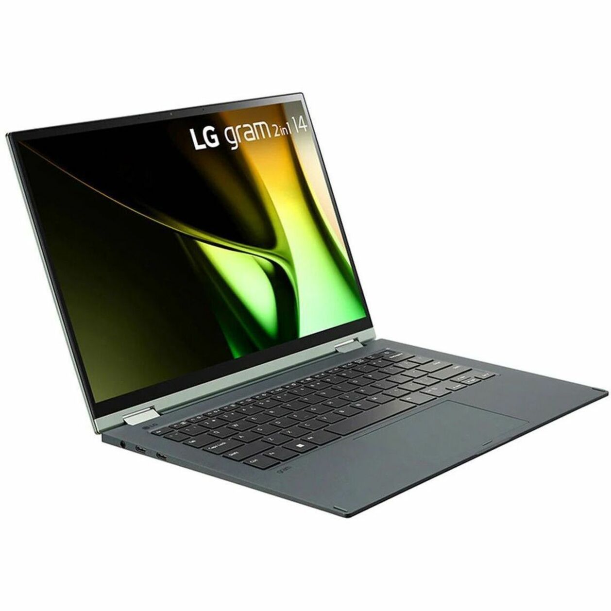 LG gram 2024 Convertible 2-in-1 Notebook, 14" IPS Touchscreen, Intel Core Ultra 7, 16GB RAM, 512GB SSD, Windows 11 Pro, Gorilla Glass Victus - 14T90S-G.APB5U1 (1 Year Warranty)