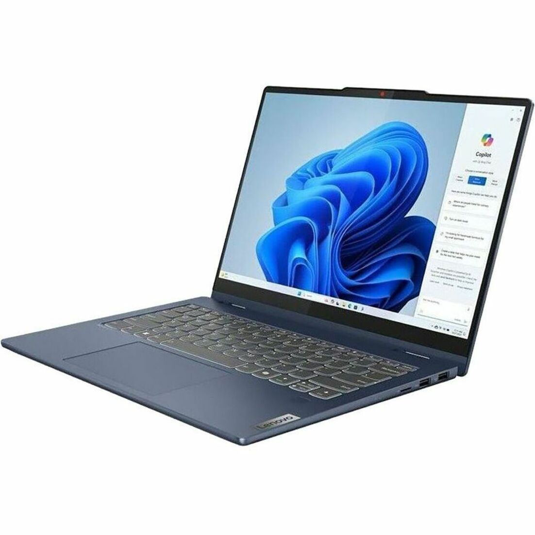 Lenovo IdeaPad 5 14IRU9 Convertible 2-in-1 Notebook, Intel Core 5 120U, 8GB RAM, 256GB SSD, 14" WUXGA Touchscreen, Windows 11, 19Hr Battery, Cosmic Blue - 83DT000MUS (1 Year Warranty)