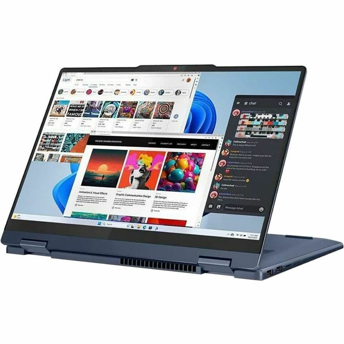 Lenovo IdeaPad 5 14IRU9 Convertible 2-in-1 Notebook, Intel Core 5 120U, 8GB RAM, 256GB SSD, 14" WUXGA Touchscreen, Windows 11, 19Hr Battery, Cosmic Blue - 83DT000MUS (1 Year Warranty)