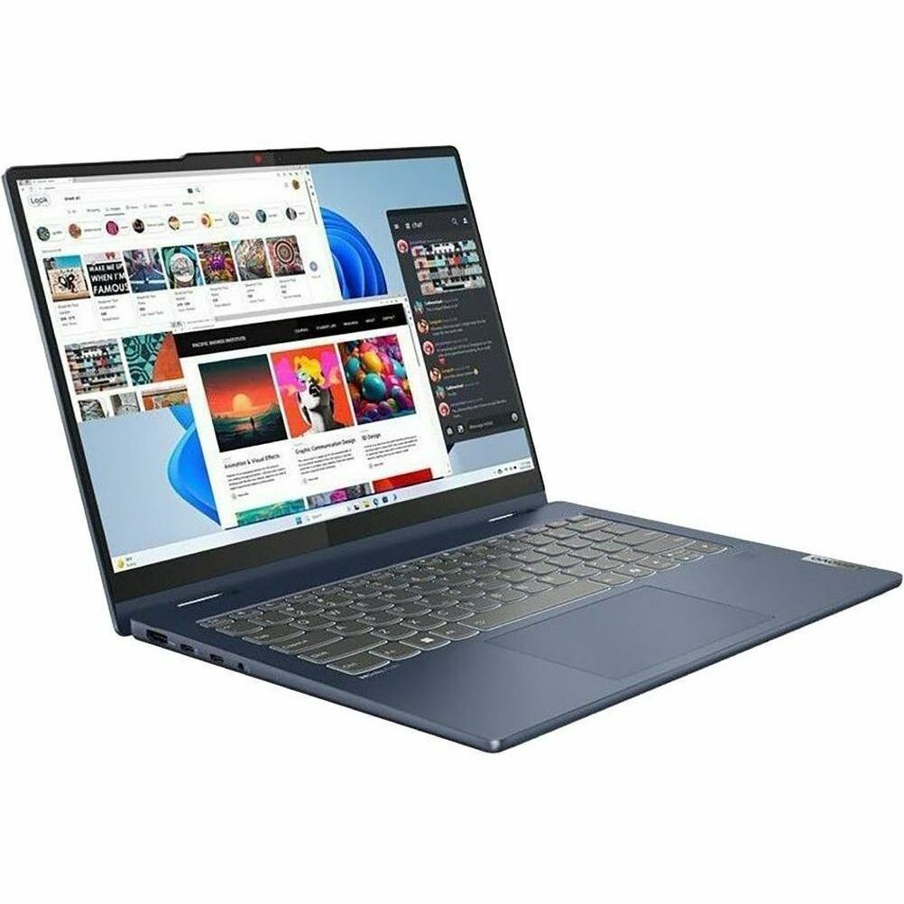 Lenovo IdeaPad 5 14IRU9 Convertible 2-in-1 Notebook, Intel Core 5 120U, 8GB RAM, 256GB SSD, 14" WUXGA Touchscreen, Windows 11, 19Hr Battery, Cosmic Blue - 83DT000MUS (1 Year Warranty)