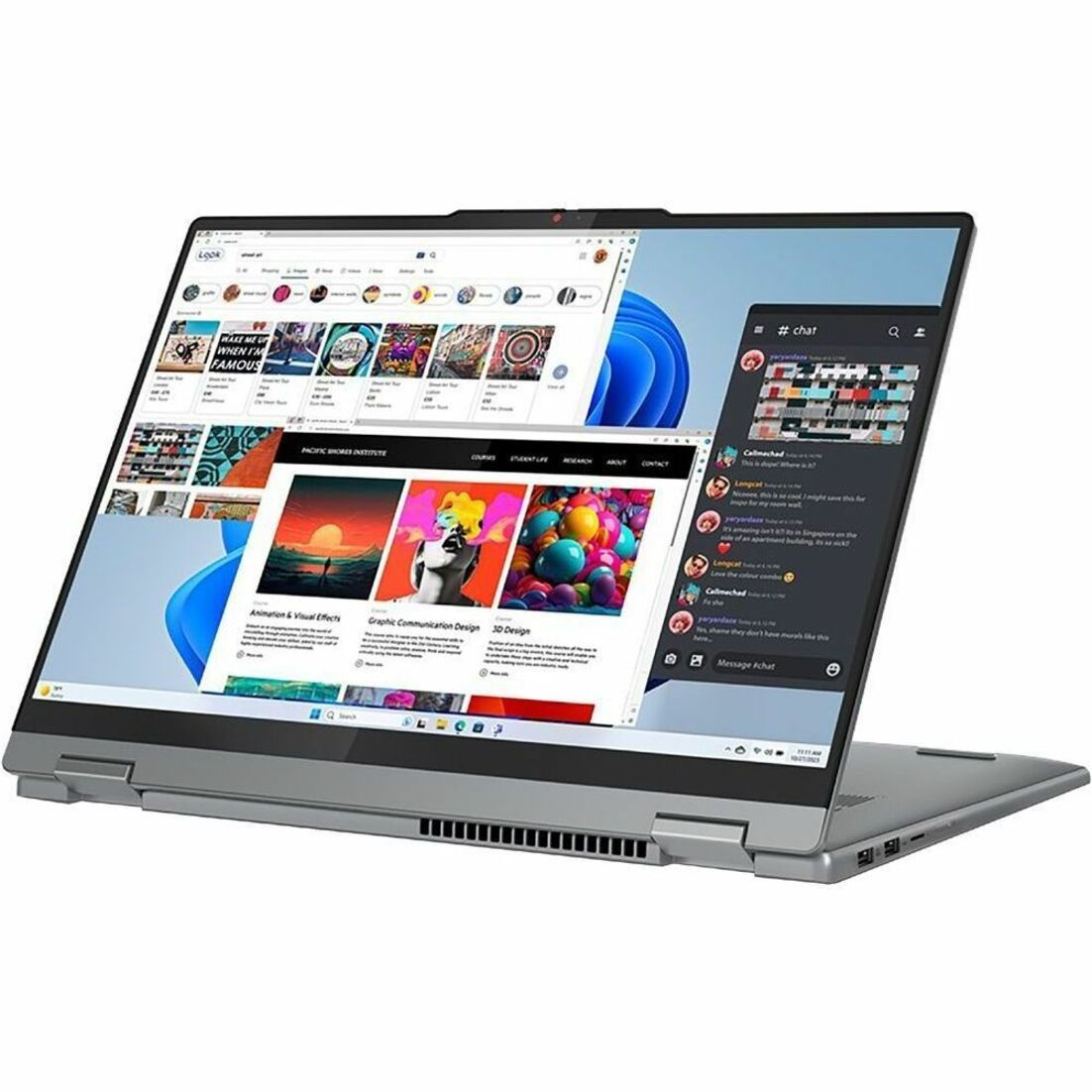 Lenovo IdeaPad 5 2-in-1 Convertible Notebook, 16" IPS Touchscreen, Intel Core 5 120U, 8GB RAM, 512GB SSD, Windows 11, 17.5Hr Battery, Luna Gray - 83DU0005US (1 Year Warranty)