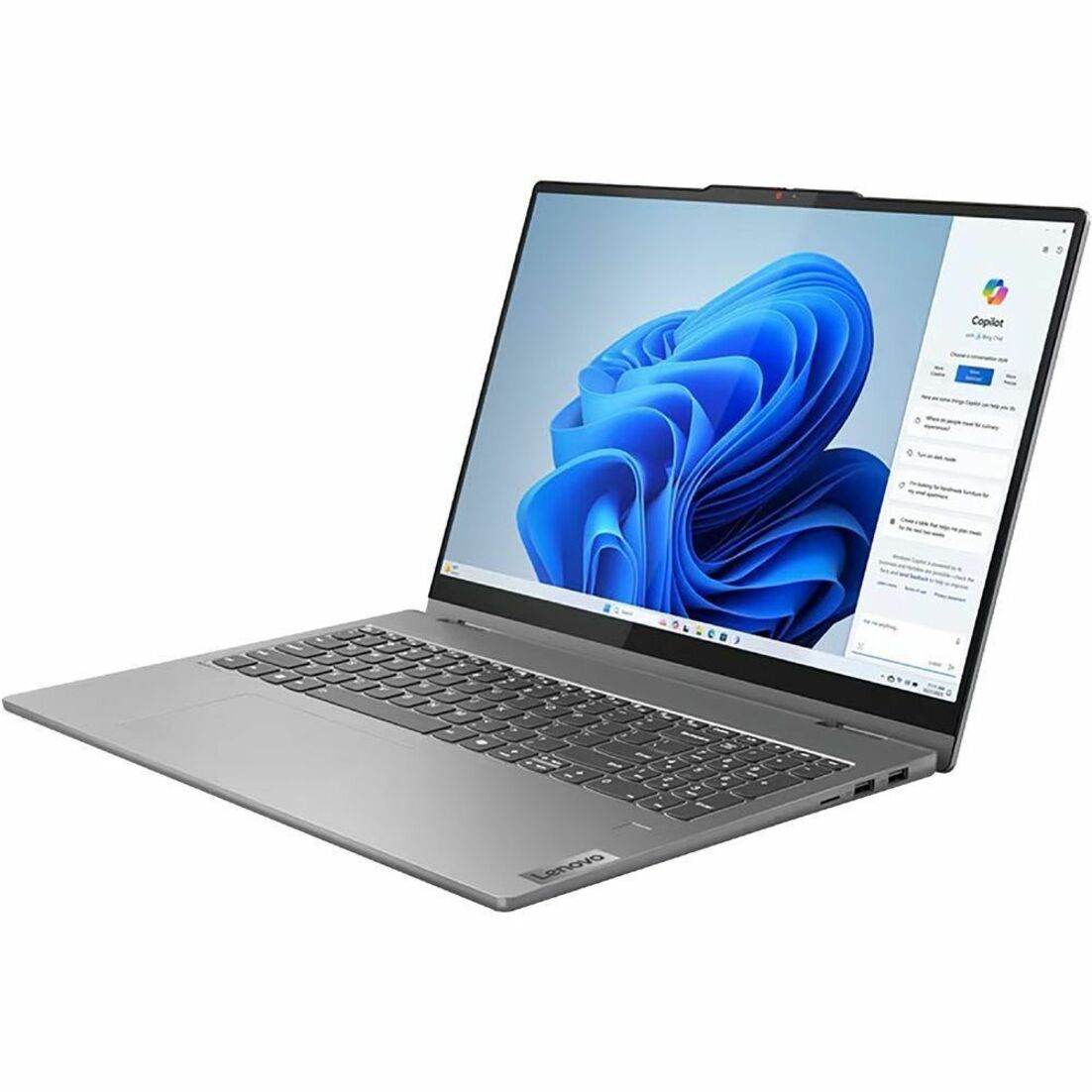 Lenovo IdeaPad 5 2-in-1 Convertible Notebook, 16" IPS Touchscreen, Intel Core 5 120U, 8GB RAM, 512GB SSD, Windows 11, 17.5Hr Battery, Luna Gray - 83DU0005US (1 Year Warranty)